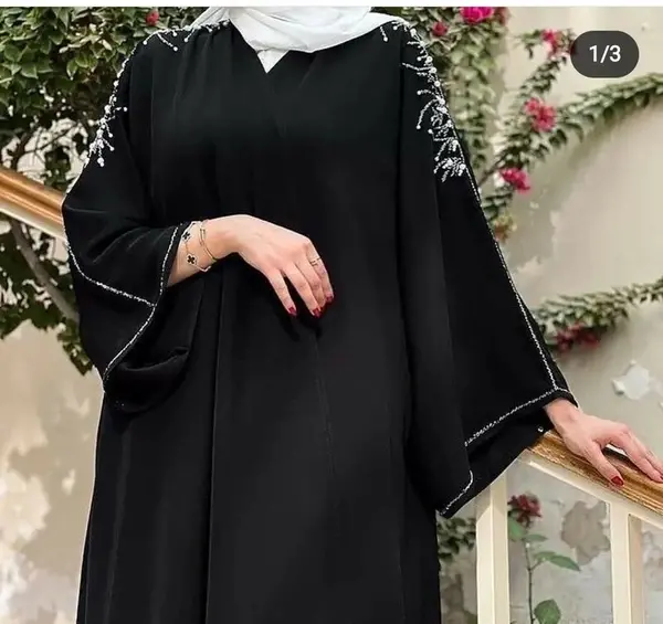 عکس مدل مانتو عبایی مجلسی