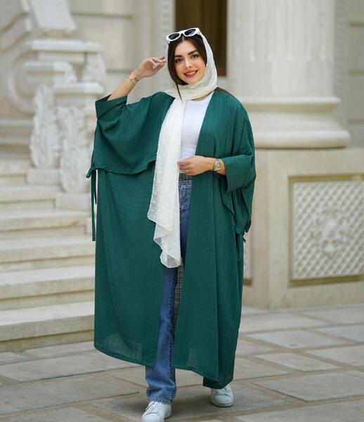 عکس مدل مانتو عبایی مجلسی
