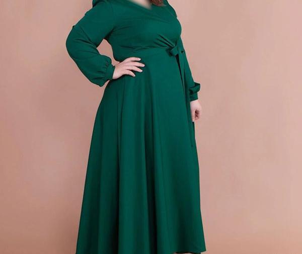 عکس لباس مجلسی ریون برای افراد چاق