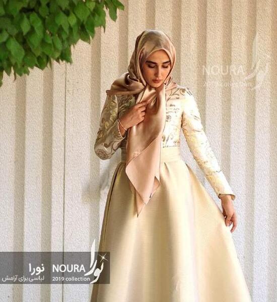عکس لباس مجلسی ژاکارد نی نی سایت