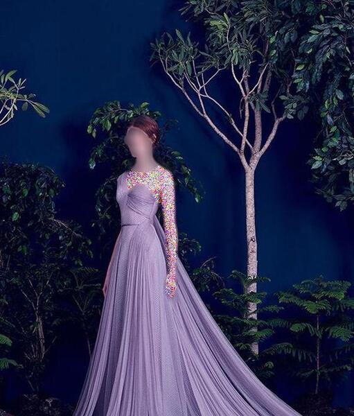 عکس لباس مجلسی یاسی کوتاه