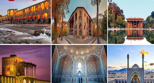 عکس جاهای دیدنی اصفهان در شب
