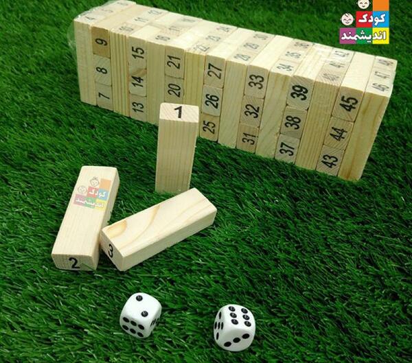 عکس بازی دومینو چوبی
