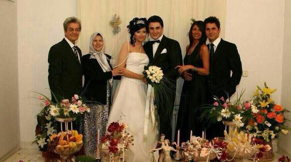 جدیدترین عکس امین حیایی و همسرش