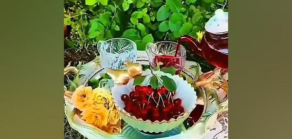 عکس استوری صبح بخیر شاد ترکی