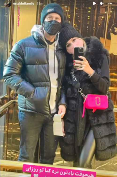 عکس استوری های جدید سپیده بزمی پور