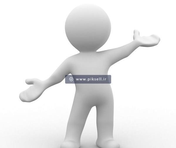 عکس آدمک سفید برای پروفایل