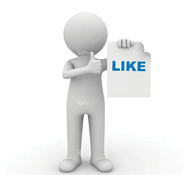عکس آدمک سفید برای پروفایل