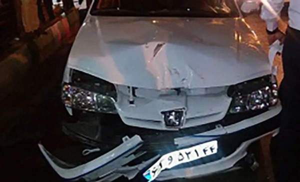 عکس پژو پارس سفید تصادفی