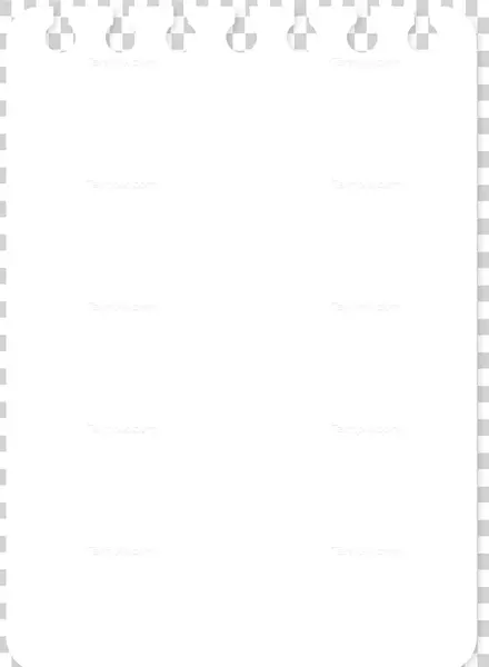 عکس دفترچه سفید