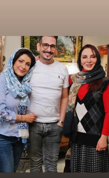 عکس همسر و فرزند افسانه بایگان