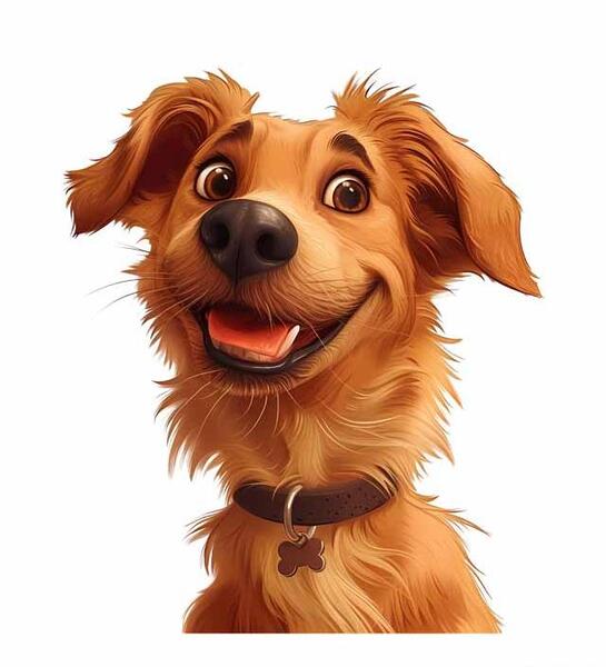 عکس سگ زرد بزرگ