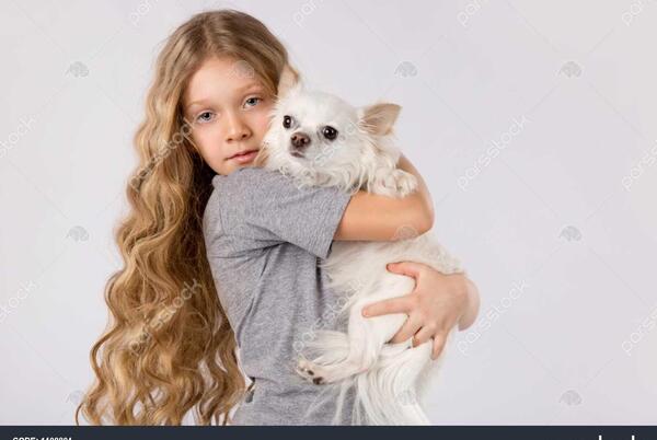 عکس توله سگ سفید کوچولو