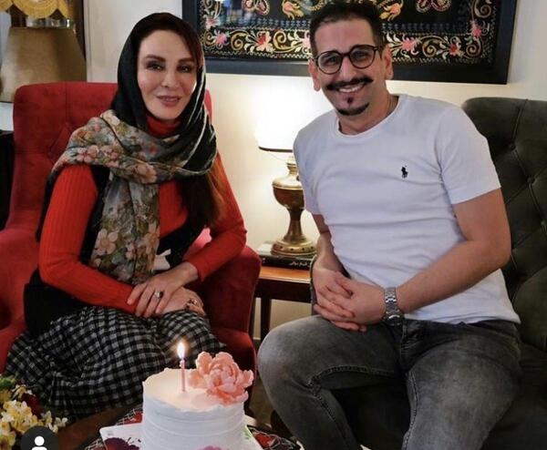 عکس افسانه بایگان و فرزندانش