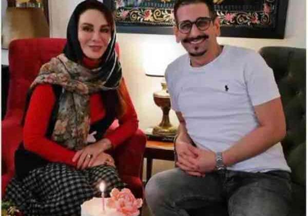 عکس بازیگر افسانه بایگان و همسرش
