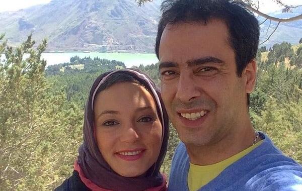 عکس بازیگر افسانه بایگان و همسرش