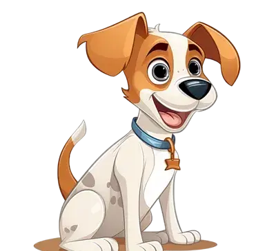 عکس سگ کارتونی کیوت