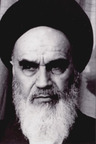 عکس سیاه و سفید امام خمینی