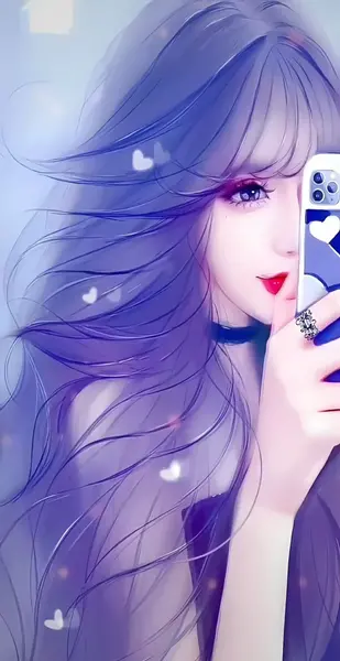 عکس زمینه گوشی دخترانه کارتونی