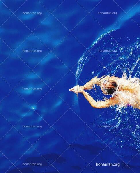 عکس پروفایل آبی فیروزه ای