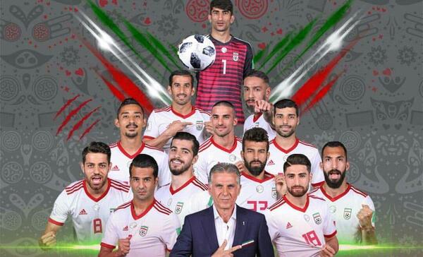 عکس تیم ملی ایران نقاشی