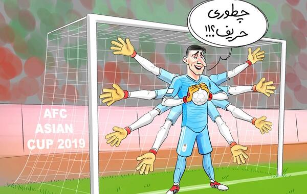 عکس تیم ملی ایران نقاشی