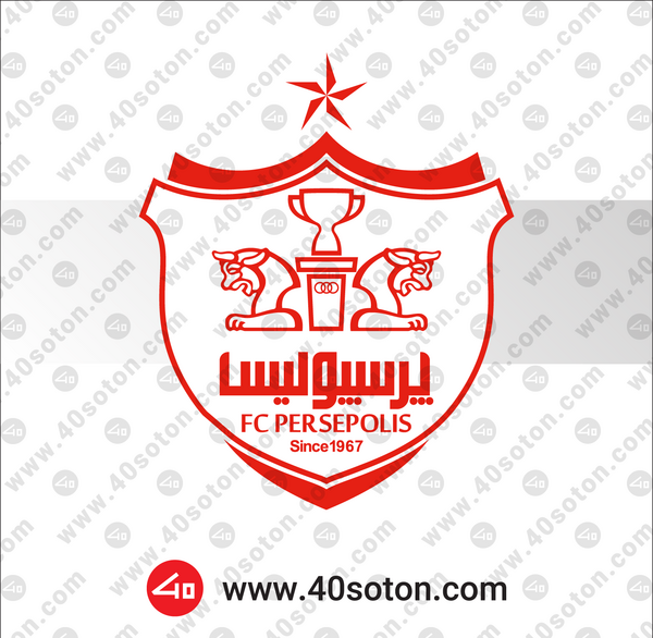 عکس تیم پرسپولیس نقاشی