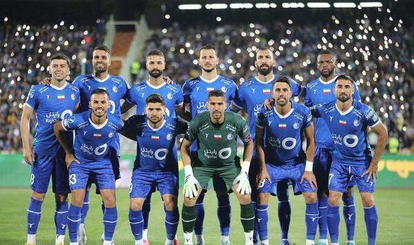 عکس تیمی استقلال مقابل الهلال