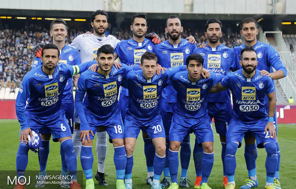عکس تیمی استقلال مقابل الهلال