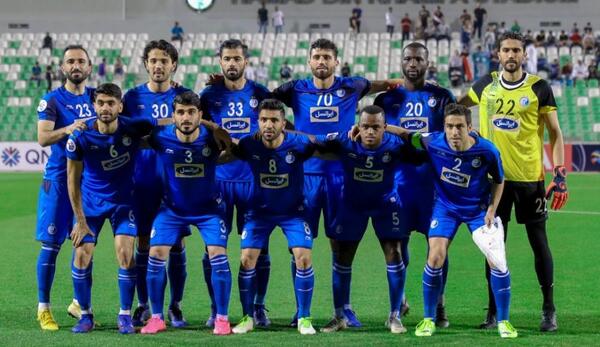 عکس تیمی استقلال مقابل الهلال