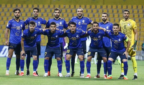 عکس تیمی استقلال مقابل الهلال