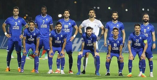 عکس تیمی استقلال مقابل الهلال