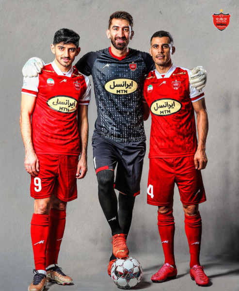 عکس از تیم پرسپولیس جدید