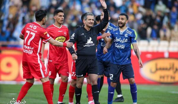 عکس تیم استقلال با پرسپولیس