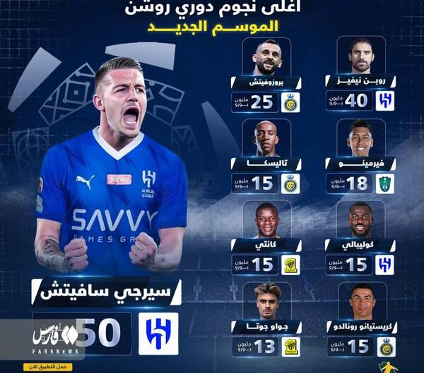 عکس تیم الهلال جدید