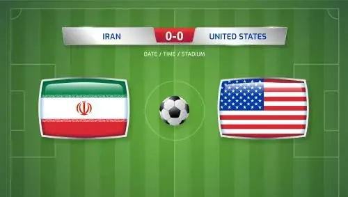 عکس پرچم تیم آمریکا