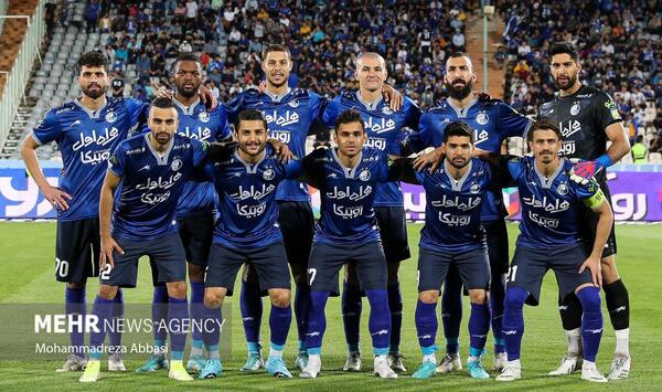 عکس تیم آبی پوش