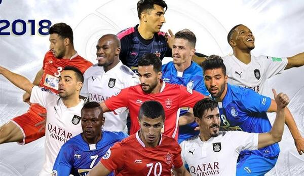 عکس تیم منتخب آسیا