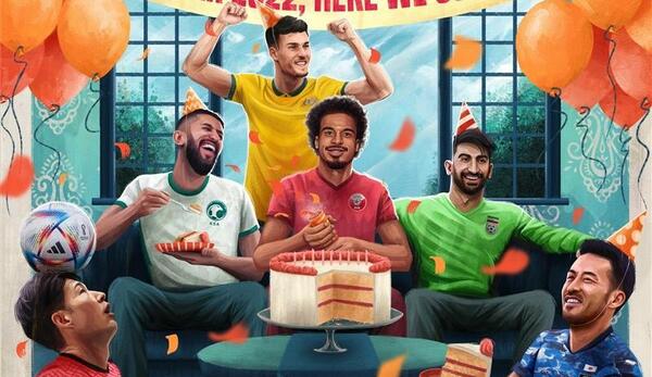 عکس تیم منتخب آسیا