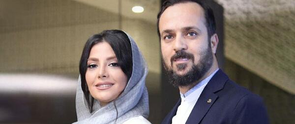 عکس احمد مهران فر و همسرش