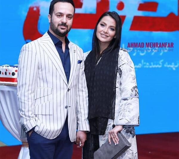 عکس احمد مهران فر و همسرش