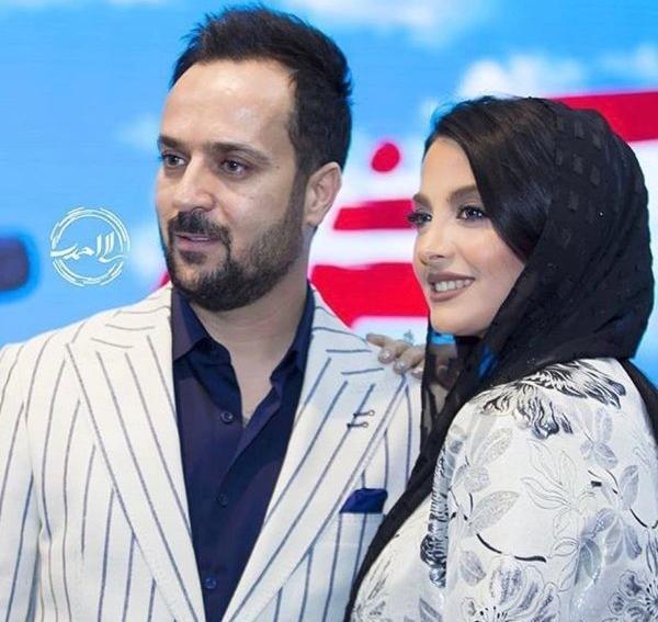عکس احمد مهران فر با همسرش