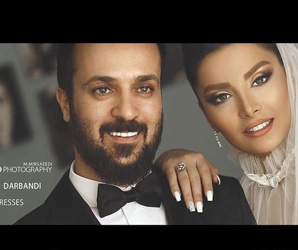 عکس احمد مهران فر با همسرش