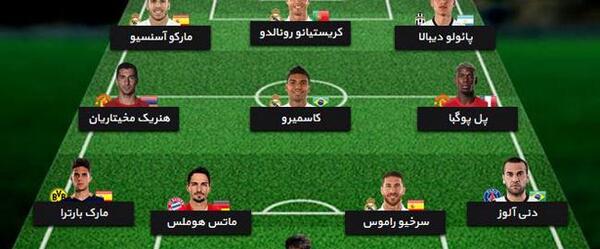 عکس اولین تیم بیرانوند