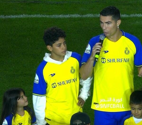 عکس تیم رونالدو در النصر