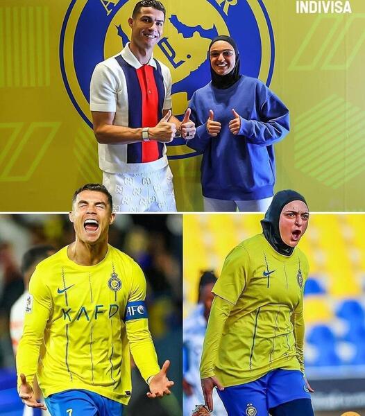 عکس تیم رونالدو النصر