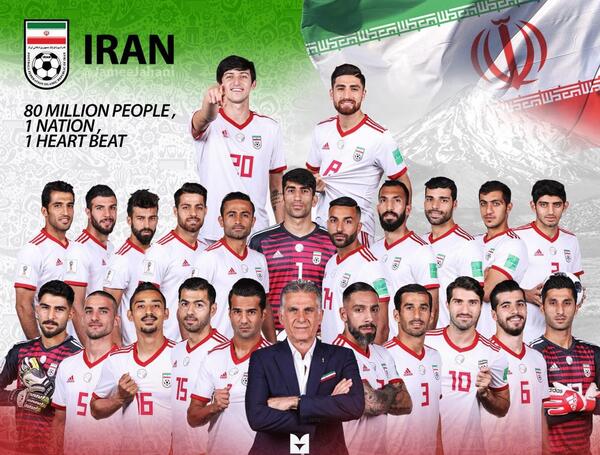 عکس زیبای تیم ملی فوتبال ایران