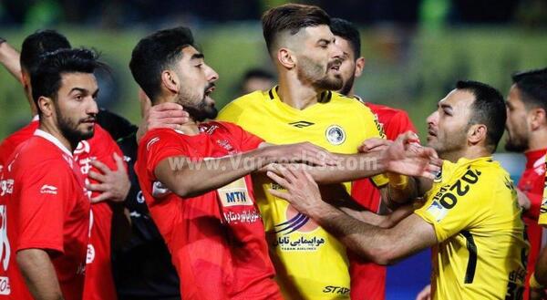 عکس تیم سپاهان و پرسپولیس