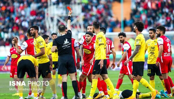 عکس تیم سپاهان و پرسپولیس
