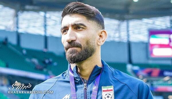 عکس علیرضا بیرانوند در تیم ملی